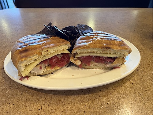 Chipotle Chicken & Avocado Panini